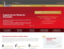 Tablet Screenshot of huissier-38.com